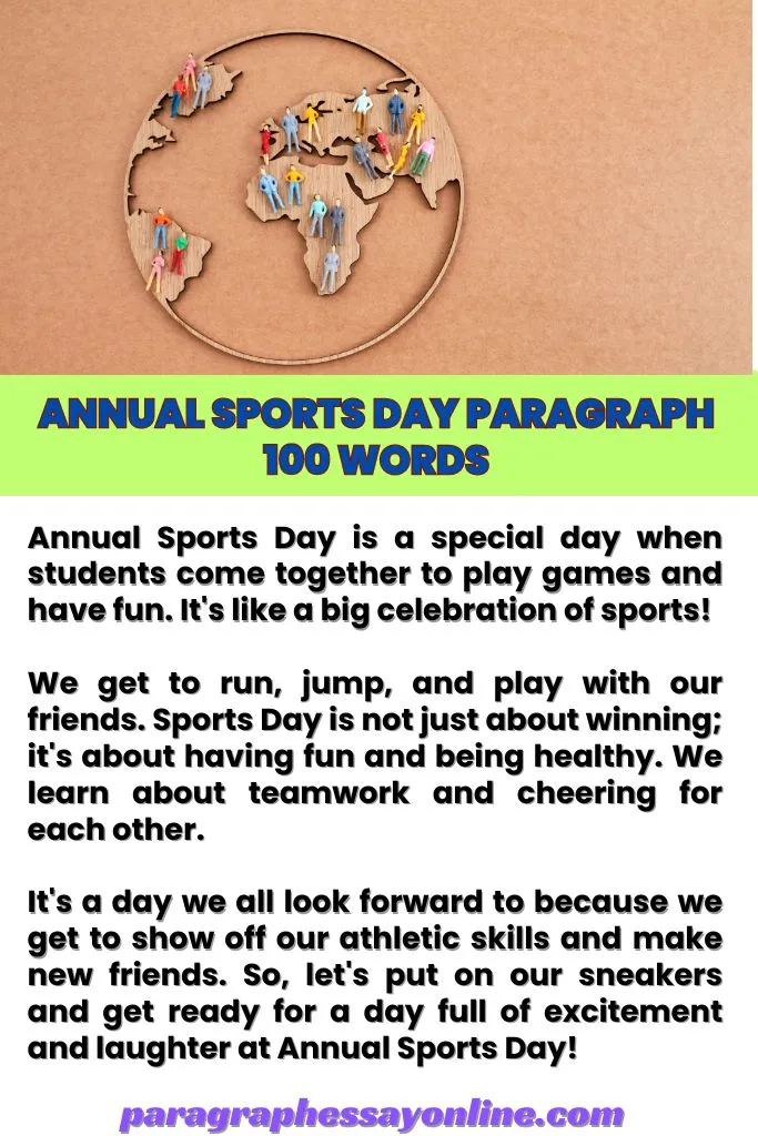 Annual Sports Day Paragraph 100 Words