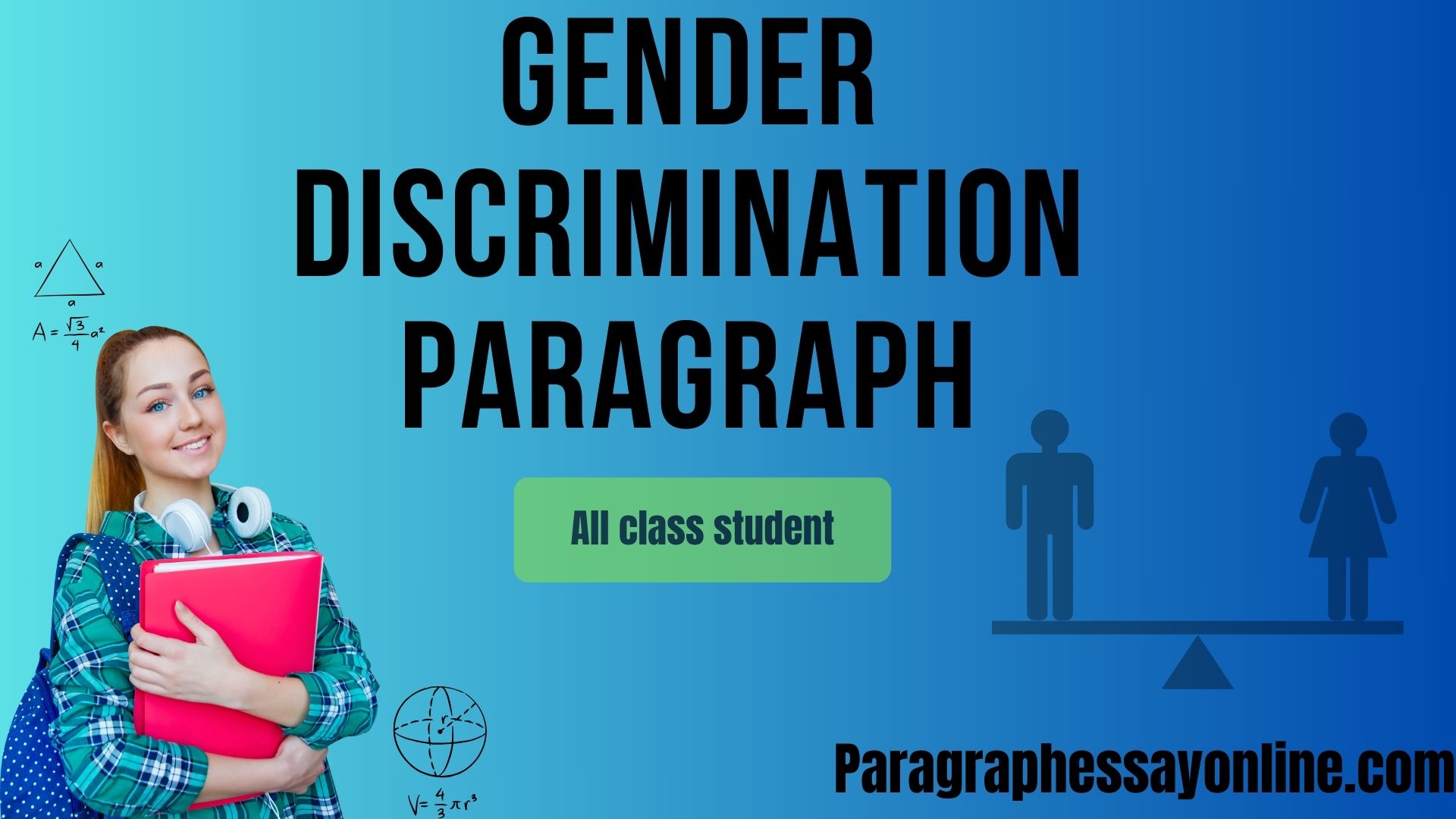 gender discrimination essay paragraph