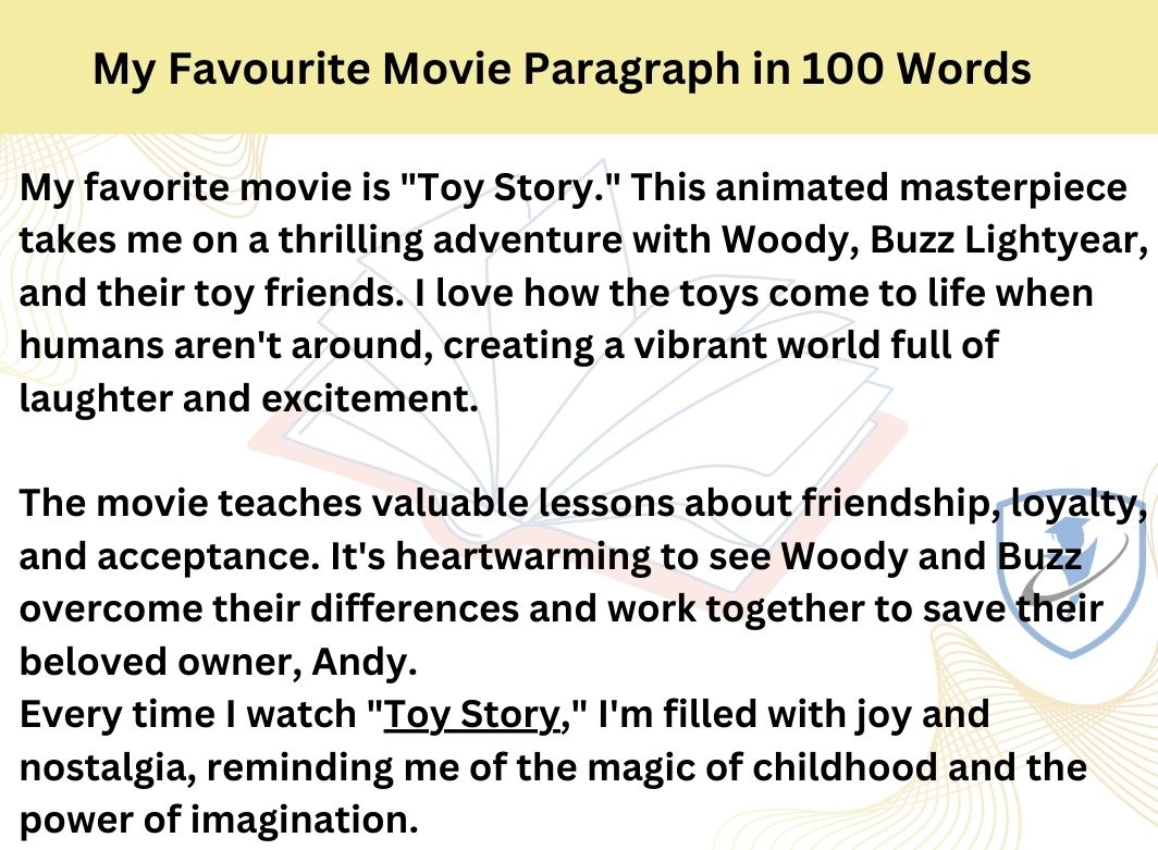 My Favourite Movie Paragraph in 100 Words