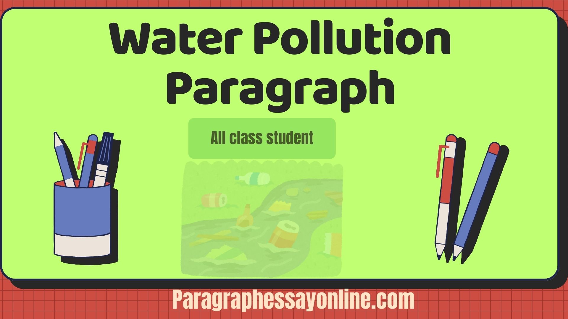 Water Pollution Paragraph