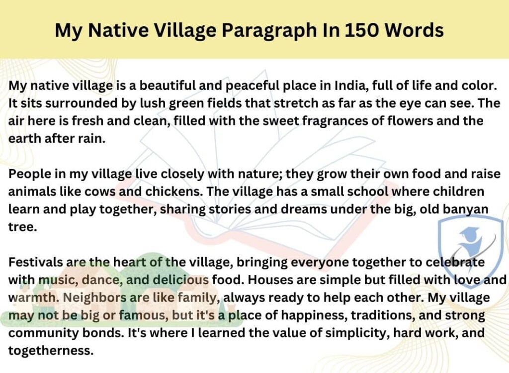 essay on my native village