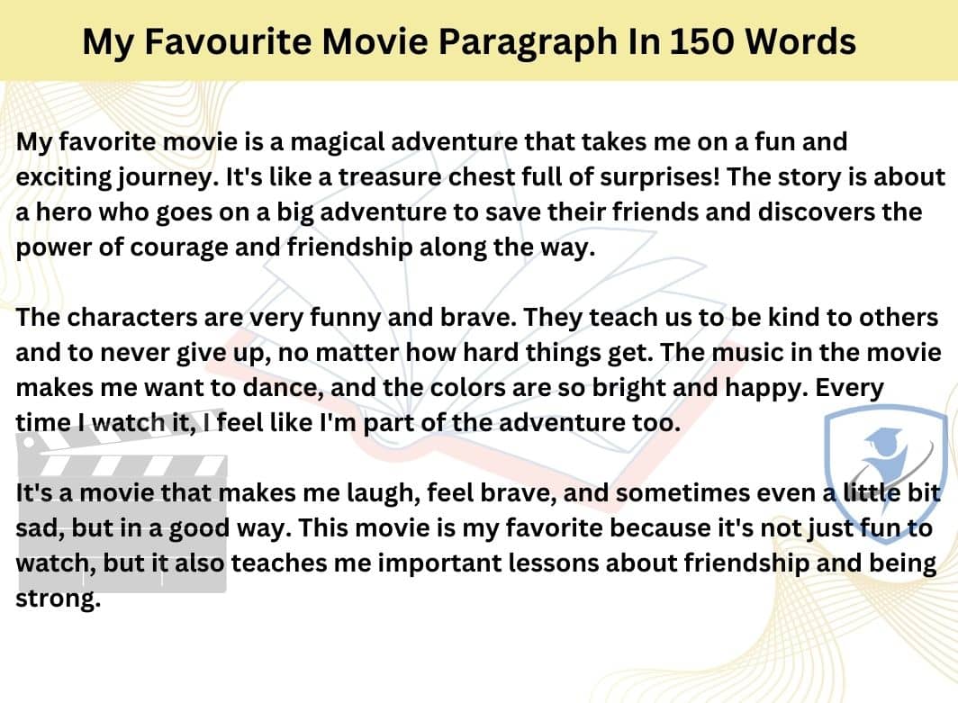 My Favourite Movie Paragraph 150 words