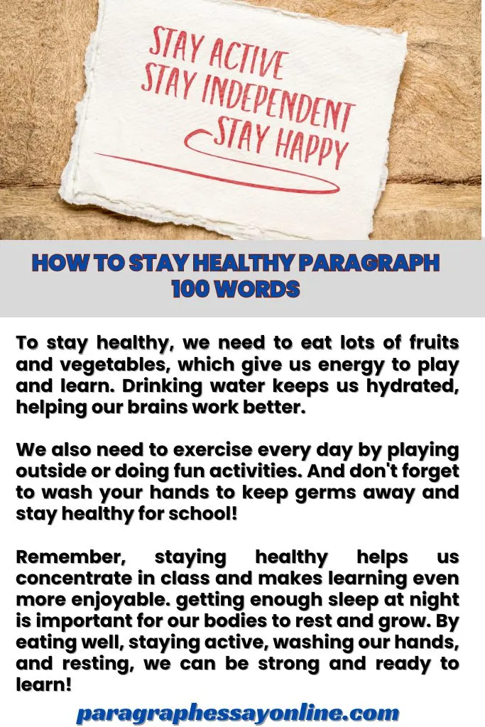 how-to-stay-healthy-paragraph-for-all-classes-1-12