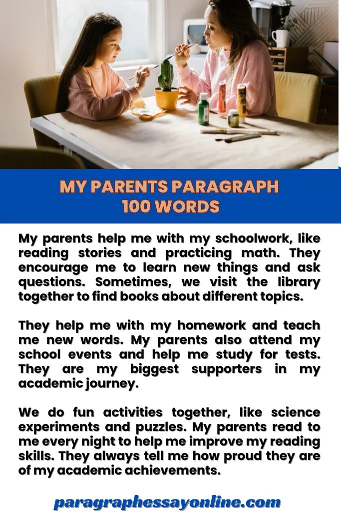 my parents essay 200 words for class 6